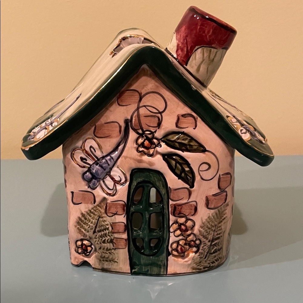 Dragonfly Meadow Candlehouse Blue Sky Clayworks By Heather Goldminc - Picture 5 of 8